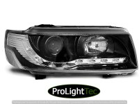 PHARES HEADLIGHTS DAYLIGHT BLACK fits VW PASSAT B4 11.93-05.97 (la paire) [eclcdt_tec_LPVW97]