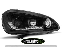 PHARES HEADLIGHTS DAYLIGHT BLACK fits VW GOLF 5 (la paire) [eclcdt_tec_LPVW99]