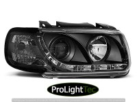 PHARES HEADLIGHTS DAYLIGHT BLACK fits VW POLO 6N 10.94-09.99 HATCHBACK (la paire) [eclcdt_tec_LPVWA4]