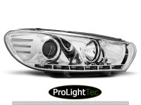 PHARES HEADLIGHTS DAYLIGHT CHROME fits VW SCIROCCO 08-04.14 (la paire) [eclcdt_tec_LPVWA9]
