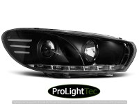 PHARES HEADLIGHTS DAYLIGHT BLACK fits VW SCIROCCO 08-04.14 (la paire) [eclcdt_tec_LPVWB0]