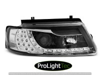 PHARES HEADLIGHTS DAYLIGHT BLACK fits VW PASSAT B5 11.96-08.00 (la paire) [eclcdt_tec_LPVWB4]