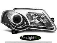 PHARES HEADLIGHTS DAYLIGHT CHROME fits VW PASSAT B6 3C 03.05-10 (la paire) [eclcdt_tec_LPVWC1]