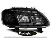 PHARES HEADLIGHTS DAYLIGHT BLACK fits VW TOURAN 02.03-10.06 / CADDY (la paire) [eclcdt_tec_LPVWC4]