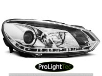 PHARES HEADLIGHTS TRUE DRL CHROME fits VW GOLF 6 10.08-12 (la paire) [eclcdt_tec_LPVWD0]