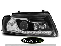 PHARES HEADLIGHTS DAYLIGHT BLACK fits VW PASSAT B5 11.96-08.00 (la paire) [eclcdt_tec_LPVWE7]
