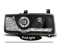 PHARES HEADLIGHTS DAYLIGHT BLACK fits VW T4 90-03.03 TRANSPORTER (la paire) [eclcdt_tec_LPVWF1]