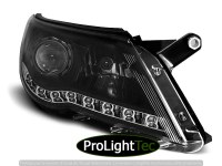 PHARES HEADLIGHTS DAYLIGHT BLACK fits VW TIGUAN 10.07-11 (la paire) [eclcdt_tec_LPVWI1]
