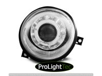 PHARES HEADLIGHTS DAYLIGHT CHROME fits VW LUPO 98-05 (la paire) [eclcdt_tec_LPVWK9]