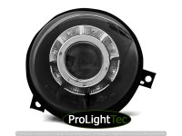 PHARES HEADLIGHTS DAYLIGHT BLACK fits VW LUPO 98-05 (la paire) [eclcdt_tec_LPVWL0]