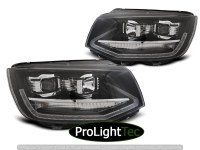 PHARES HEADLIGHTS TRUE DRL BLACK fits VW T6 15-19 (la paire) [eclcdt_tec_LPVWP8]
