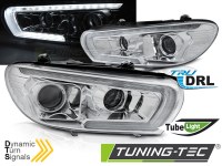 PHARES HEADLIGHTS TUBE SEQ LED CHROME fits VW SCIROCCO 08-04.14 (la paire) [eclcdt_tec_LPVWU2]