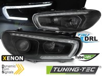 PHARES XEONON HEADLIGHTS TUBE SEQ LED BLACK fits VW SCIROCCO 08-04.14 (la paire) [eclcdt_tec_LPVWU5]