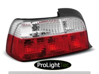 FEUX ARRIERE TAIL LIGHTS RED WHITE fits BMW E36 12.90-08.99 COUPE (la paire) [eclcdt_tec_LTBM02]