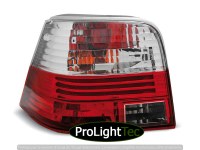 FEUX ARRIERE TAIL LIGHTS RED WHITE fits VW GOLF 4 09.97-09.03 (la paire) [eclcdt_tec_LTVW03]