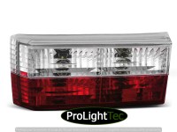 FEUX ARRIERE TAIL LIGHTS RED WHITE fits VW GOLF 1 05.74-07.83 (la paire) [eclcdt_tec_LTVW51]