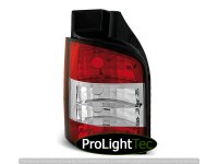 FEUX ARRIERE TAIL LIGHTS RED WHITE fits VW T5 04.03-09 (la paire) [eclcdt_tec_LTVW76]