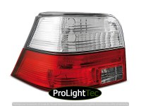 FEUX ARRIERE TAIL LIGHTS RED WHITE fits VW GOLF 4 09.97-09.03 (la paire) [eclcdt_tec_LTVW82]