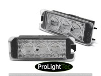 ECLAIRAGE DE PLAQUES LICENSE LED LIGHTS  3xLED fits VW GOLF IV,V,VI,VII PASSAT B6, PASSAT CC, SCIROCCO (la paire) [eclcdt_tec_PRVW07]