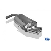 Silencieux arrière inox 2x76mm type 13 pour ALFA ROMEO 156