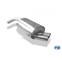 Silencieux arrière inox 2x76mm type 14 pour ALFA ROMEO 156