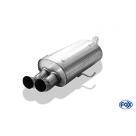 Silencieux arrière inox 2x76mm type 18 pour ALFA ROMEO 156