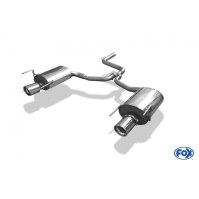 Silencieux arrière duplex inox 1x100mm type 17 pour ALFA ROMEO 159 Berline/Stationwagon