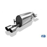 Silencieux arrière inox 2x80mm type 14 pour ALFA ROMEO MITO TYPE 955