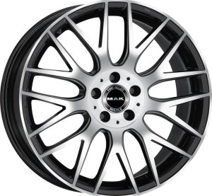 Jante alu MAK ARROW Noir Face Polie [8.5x21] ET51.0 5x112