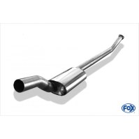 Silencieux avant inox pour AUDI URQUATTRO