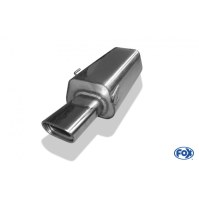 Silencieux arrière inox 1x135x80mm type 53 pour AUDI 80 TYPE B4