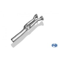 Tube de connexion inox pour AUDI 80 QUATTRO TYPE B4 (pour double catalyseur)