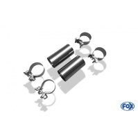 Tube de connexion catalyseur inox pour AUDI V8 TYPE D11