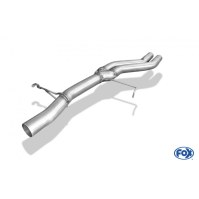 Tube de suppression de silencieux avant inox pour AUDI V8 TYPE D11