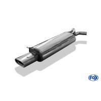 Silencieux arrière inox 1x135x80mm type 53 pour AUDI A3 TYPE 8L