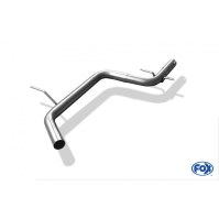 Tube de suppression de silencieux intermédiaire inox pour AUDI A3 SPORTBACK TYPE 8P
