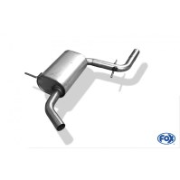 Silencieux intermédiaire inox pour AUDI A3 TYPE 8P