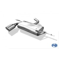 Silencieux arrière inox 2x76mm type 13 pour AUDI A3 SPORTBACK TYPE 8P