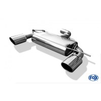 Silencieux arrière duplex inox 1x129x106mm type 32 pour AUDI A3 TYPE 8P