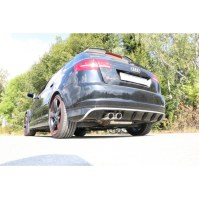 Silencieux arrière inox 2x90mm type 16 pour AUDI RS3 SPORTBACK QUATTRO TYPE 8P