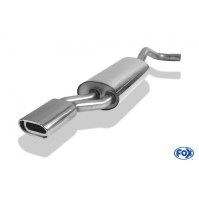 Silencieux arrière inox 1x135x80mm type 53 pour AUDI A4 TYPE B5