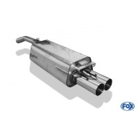 Silencieux arrière inox 2x76mm type 10 pour AUDI 100/A6 TYPE C4