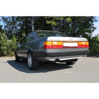 Silencieux arrière inox 2x63mm type 10 pour AUDI 100 QUATTRO TYPE C3
