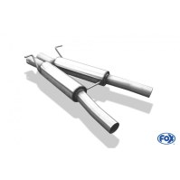 Silencieux avant inox pour VOLKSWAGEN PASSAT TYPE 3B/3BG 4-MOTION