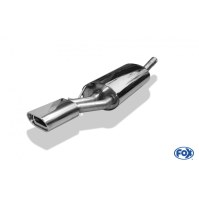 Silencieux arrière inox 1x135x80mm type 53 pour AUDI A6 TYPE 4B (avec découpe)