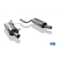 Silencieux arrière duplex inox 1x80mm type 13 pour AUDI A6/S6 QUATTRO TYPE 4B