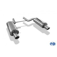 Silencieux arrière duplex inox 1x100mm type 16 pour AUDI A6/S6 QUATTRO TYPE 4B