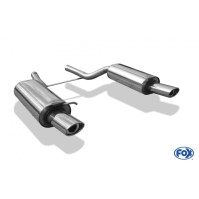 Silencieux arrière duplex inox 1x115x85mm type 33 pour VOLKSWAGEN PASSAT TYPE 3B/3BG 4-MOTION