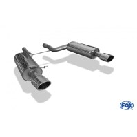 Silencieux arrière duplex inox 1x140x90mm type 32 pour AUDI RS6 TYPE 4B