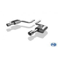 Silencieux arrière duplex inox 1x100mm type 17 pour AUDI A6 QUATTRO TYPE 4F